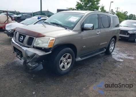 2007 Nissan Armada Se/Le из США, поврежденный, VIN 5N1AA08C47N708731
